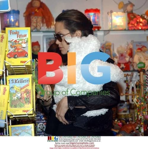 Angelina Jolie Shopping with Kids in Berlin