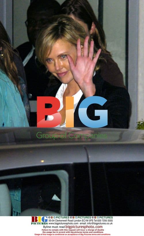 Charlize Theron Leaving 'North Country' After Party