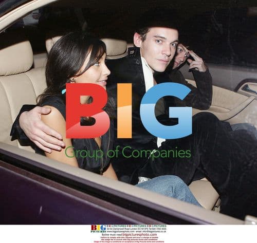 Jonathan Meyers and girlfriend Reena Hammer leave Meteor Awards party