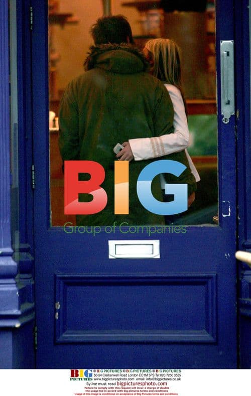 Liam Gallagher and Nicole Appelton pick up takeaway in London