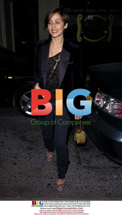 Singer Natalie Imbruglia celebrates birthday in London