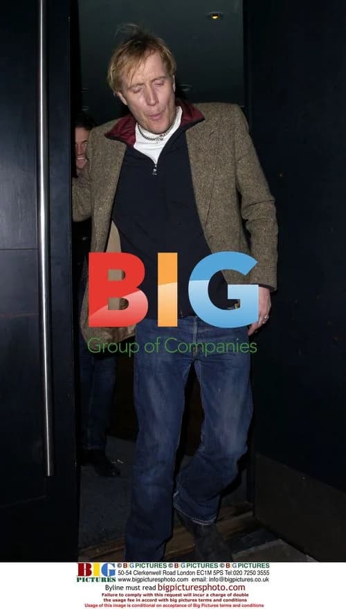 Actor Rhys Ifans leaves Kilo Bar in London