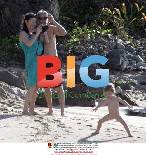 Michael Douglas & Family Vacation in St. Barts