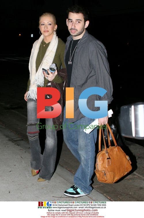 Christina Aguilera Shops at Vintage Store