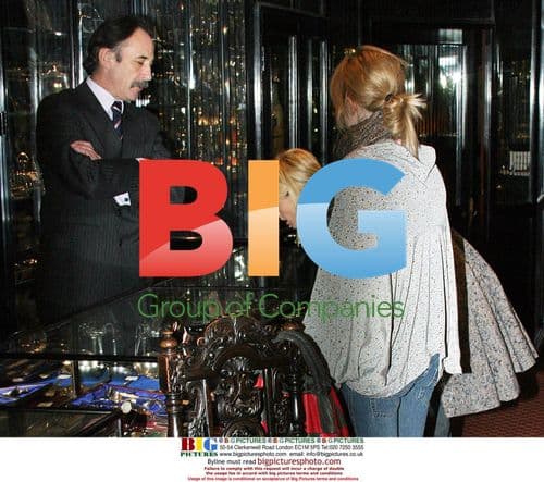 Donna Air Christmas Shopping in Knightsbridge