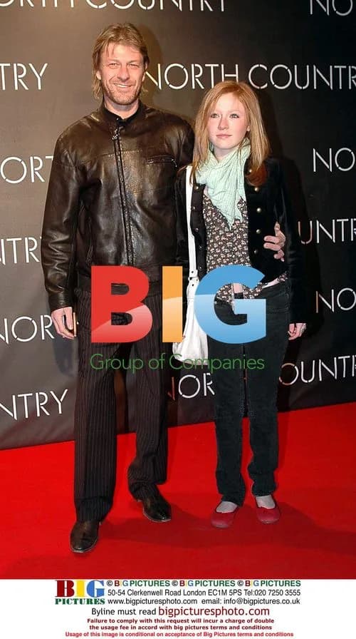 Sean Bean and daughter at 'North Country' premiere