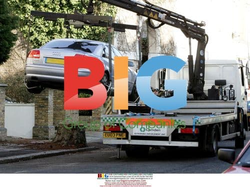 Jude Law's Audi Towed From Suspended Parking Bay