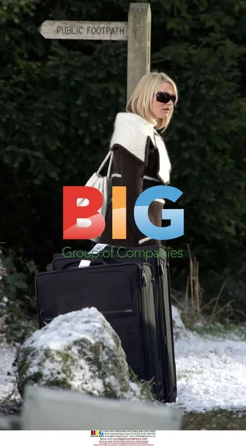 Cameron Diaz filming 'The Holiday'