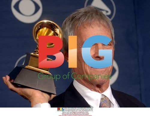 Burt Bacharach Holds Grammy