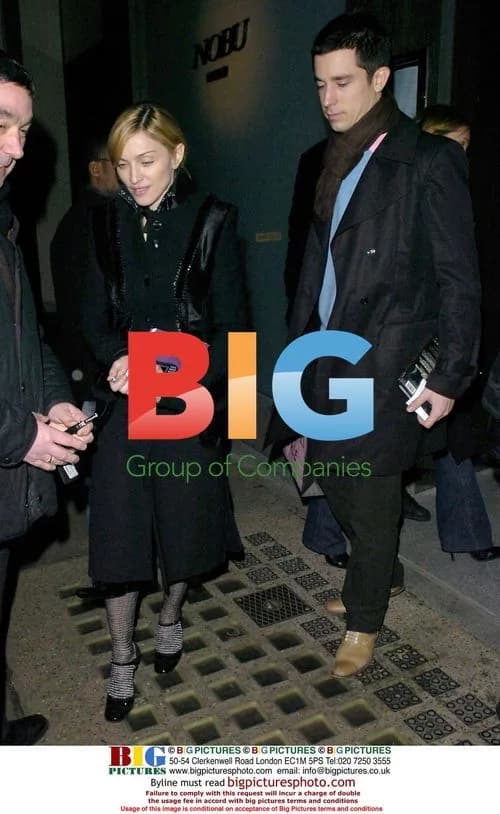 Madonna and Stuart Price Dine at Nobu London