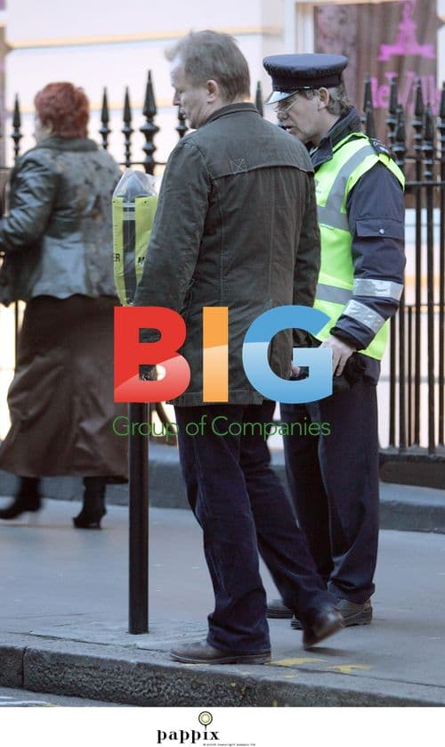 Herbert Groenemeyer has trouble parking 4X4 in London