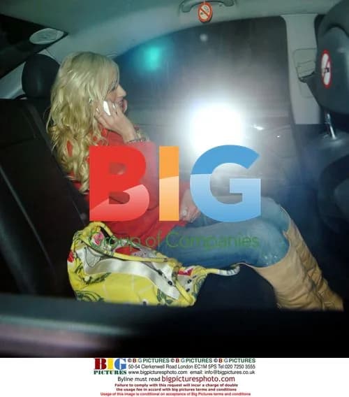 Chantelle Houghton returns home after GMTV filming