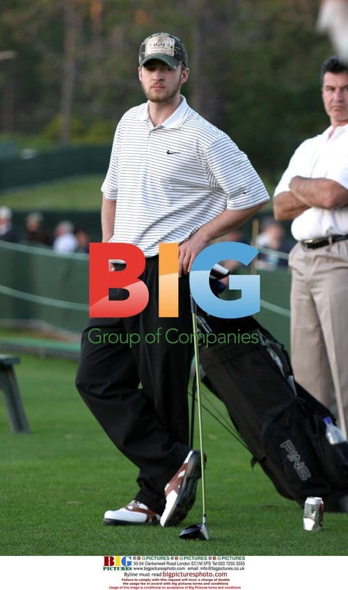 JUSTIN TIMBERLAKE at AT&T National Pro-Am Golf