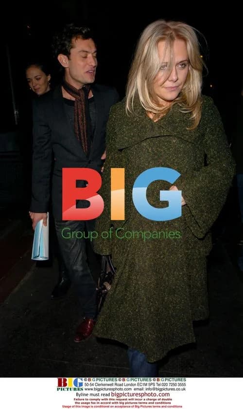 Jude Law out with mystery blonde