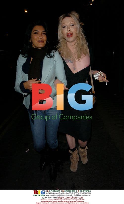 Pete Burns and Faria Alam at Croucho Club