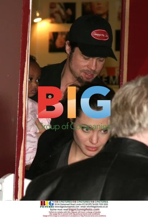 Brad Pitt and Angelina Jolie with kids at Cirque d'Hiver
