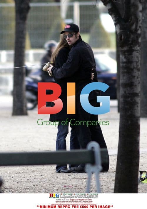 Brad Pitt and Angelina Jolie with son Maddox in the Park