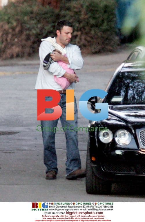 Ben Affleck and Violet in West Hollywood