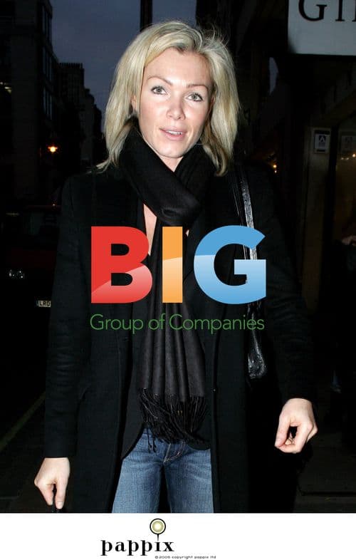 Model Nell McAndrew buys new shoes in London