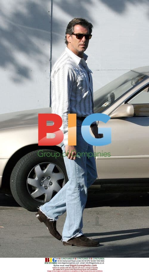 Pierce Brosnan and son Paris in Malibu