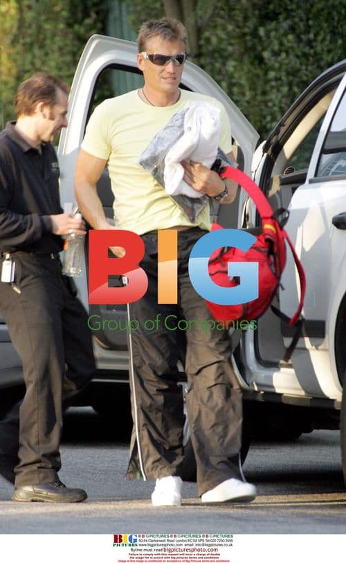 Dolph Lundgren Running Errands in North Hollywood