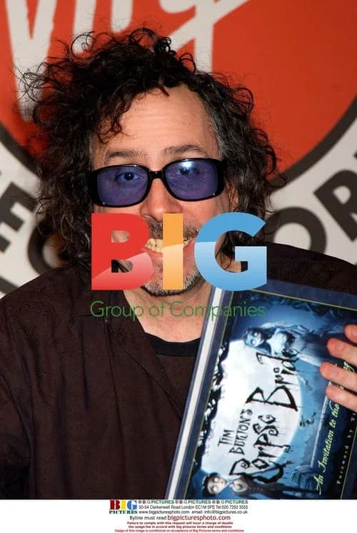Tim Burton signs 'Corpse Bride' DVDs