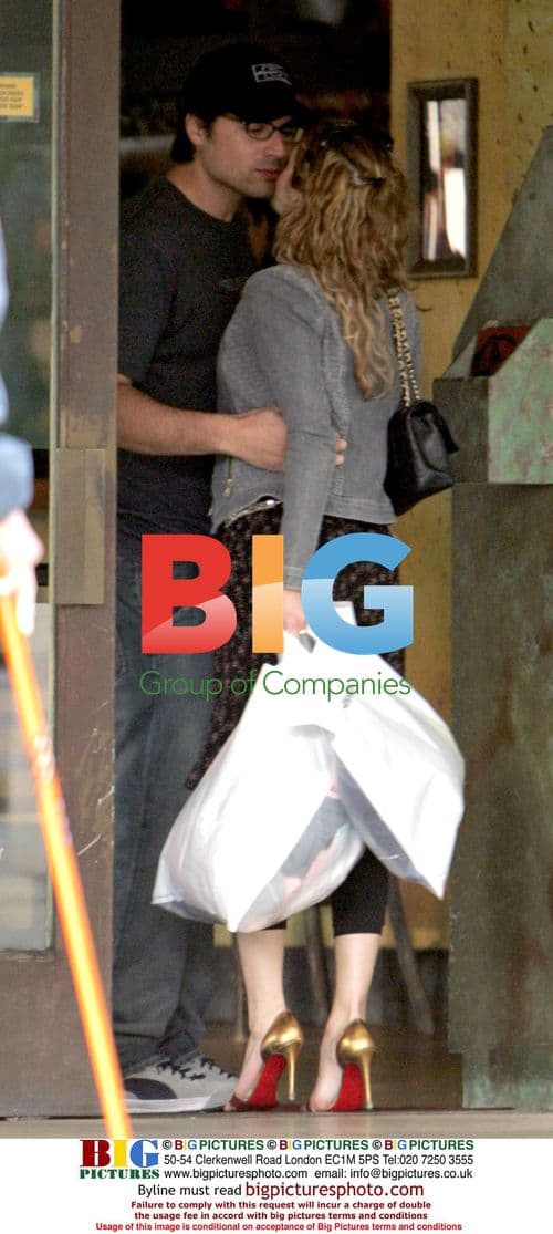 Brittany Murphy and Joe Macaluso's Valentine's Day Kiss