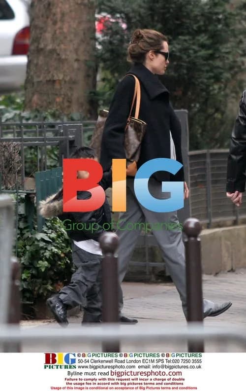 Angelina Jolie and Maddox shopping in Paris