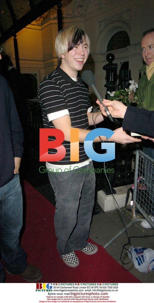 James from x-Busted at Brit 2006 after party