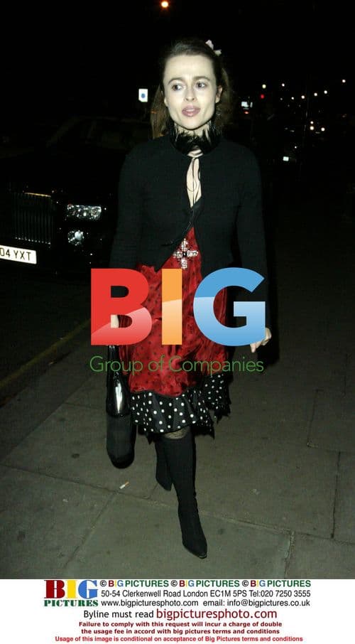 Helena Bonham Carter at Brits 2006 after party