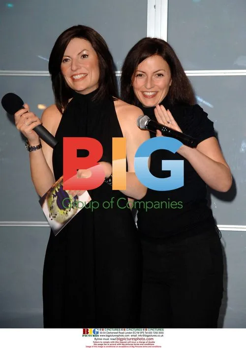 Davina McCall Poses with Wax Figure
