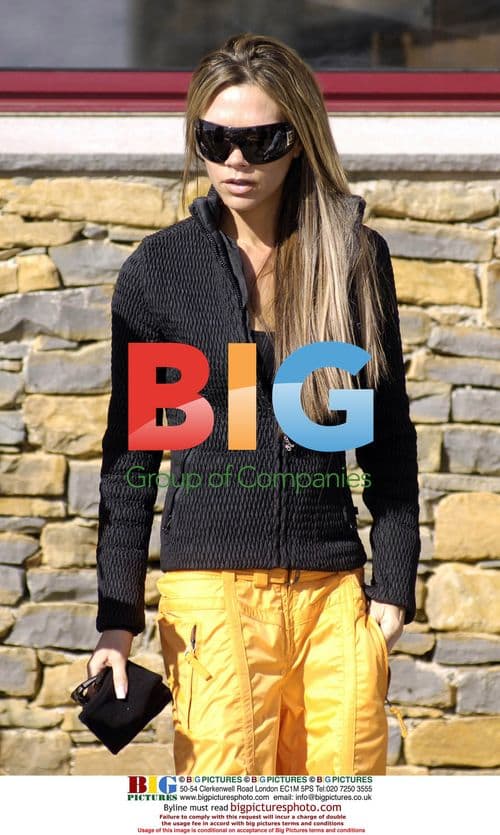 Victoria Beckham and son Romeo enjoy snow day