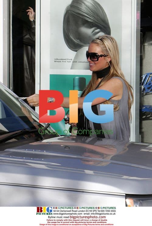 Alex Curran Parked on Bus Stop
