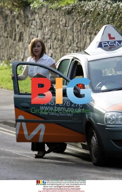 Charlotte Church returns from driving lesson in Cardiff