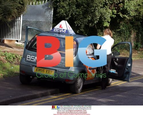 Charlotte Church Takes Driving Lesson in Cardiff