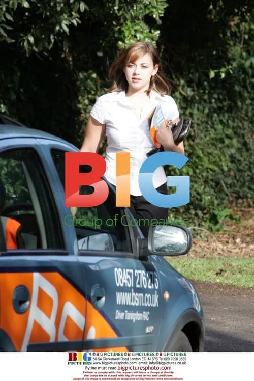 Charlotte Church takes driving lesson
