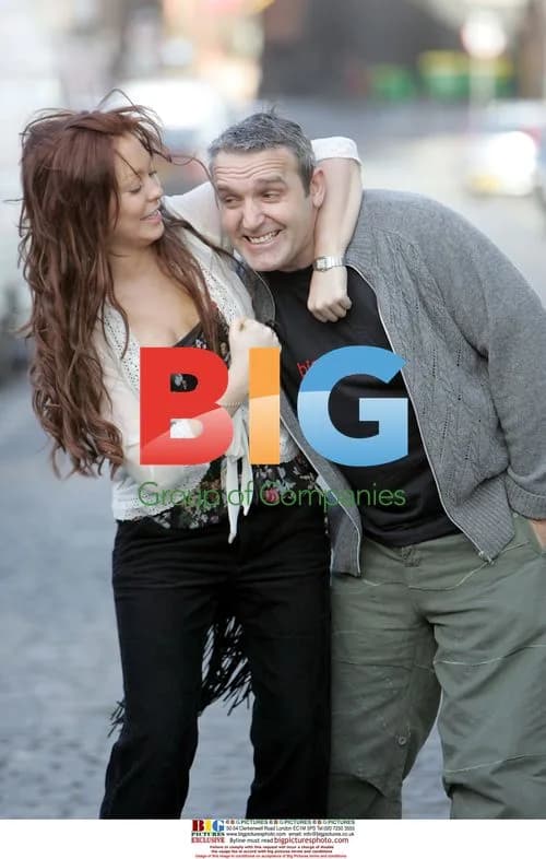 Natasha Hamilton and Mark Moraghan rehearse for BBC show