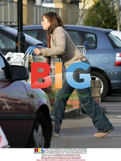 Charlotte Church goes shopping in Cardiff