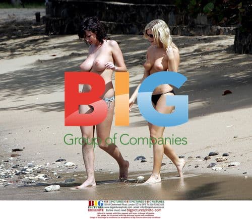 Sophie Howard and Charlotte Cool Down in Caribbean