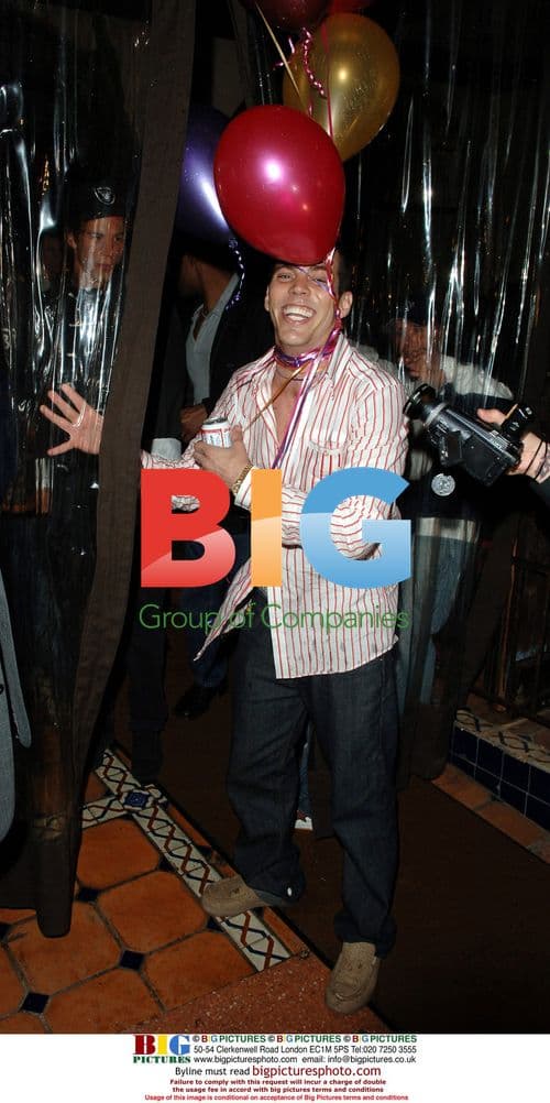 Steve-O at Paris Hilton's 25th Birthday Party