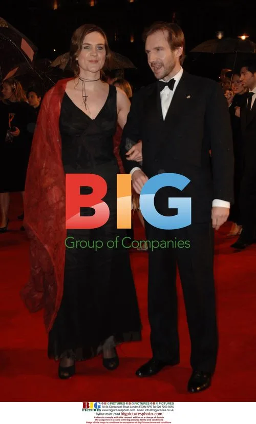 Ralph Fiennes and guest at Bafta Awards