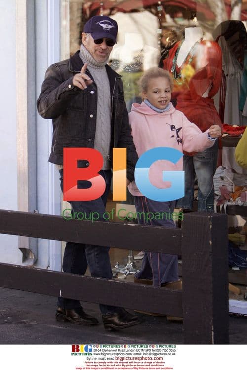 Steven Spielberg and family shopping in Malibu