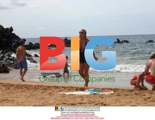 Britney Spears at the Beach in Hawaii