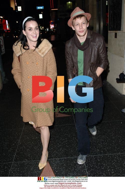 Singer Katie Perry and friend at Teddys in Hollywood