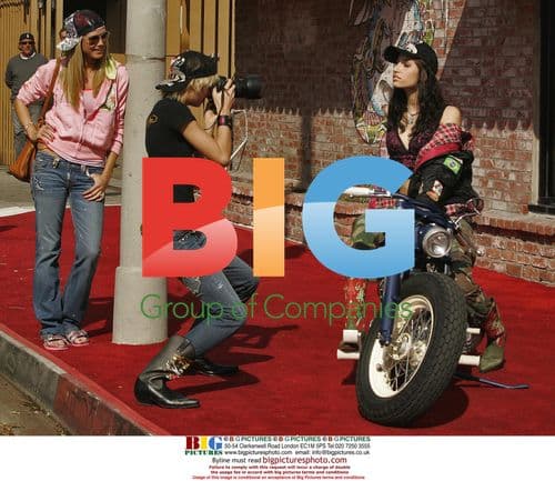 Heidi Klum at Ed Hardy Store