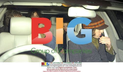 Kate Moss and The Strokes leave club