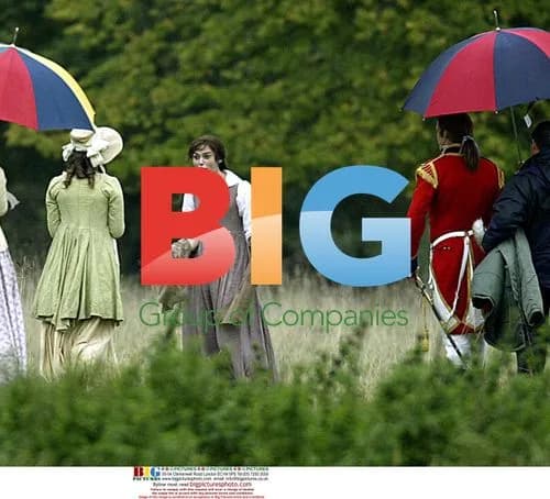 Filming of 'Pride and Prejudice' at Haddon Hall