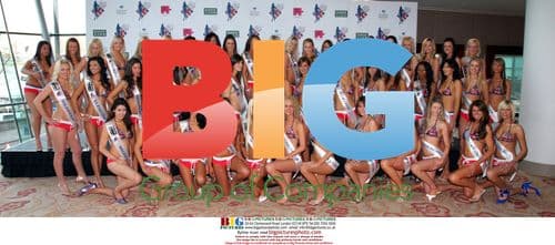 Miss Great Britain contestants at Riverside Hotel