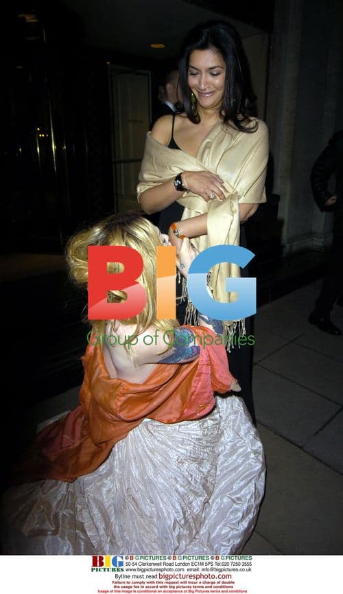 Pete Burns and Faria Alam at Miss GB Finals