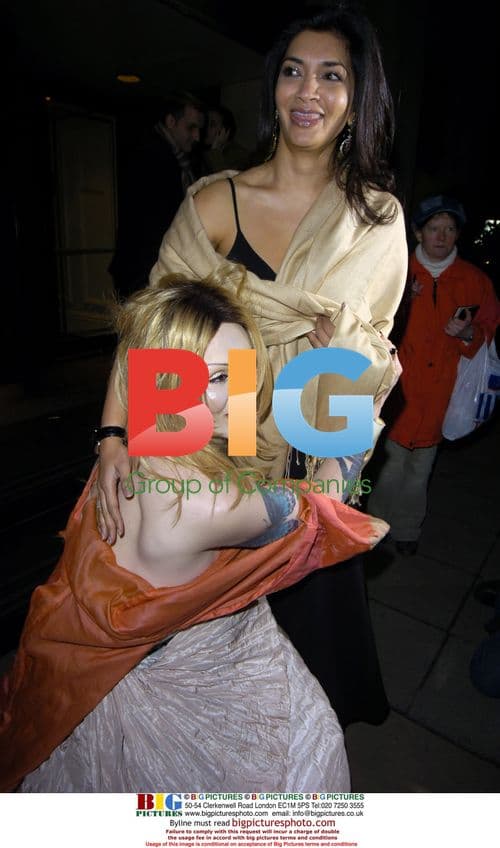 Pete Burns and Faria Alam leave Miss GB 2006